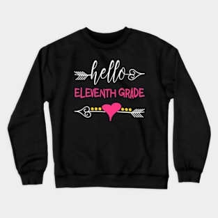 Heo Eeventh Grade Teacher Kids Back to Schoo 11th Premium Crewneck Sweatshirt